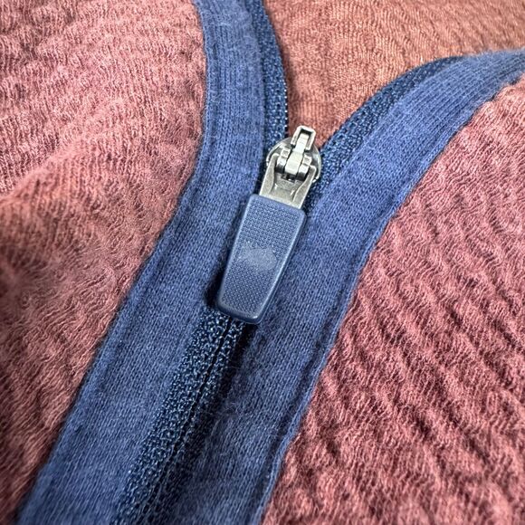 Southern Tide Men's XXL Outbound Quarter Zip Pullover Brown Heather Waffle Knit - Picture 7 of 13